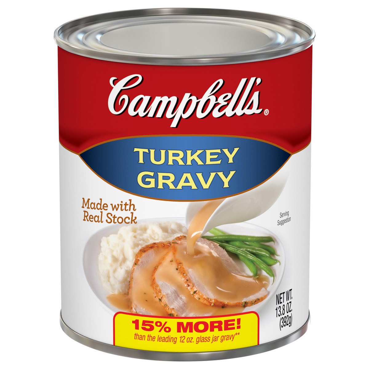 slide 1 of 4, Campbell's Turkey Gravy, 13.8 Oz Can, 13.8 oz