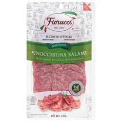 Fiorucci Salami Finocchiona Sliced