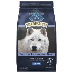 Blue Buffalo Wilderness Nature's Evolutionary Diet Senior Dry Dog Food - Chicken, 4.5 lb