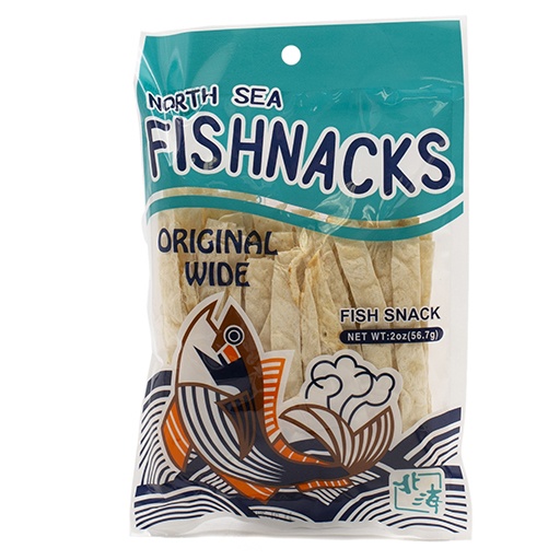 slide 1 of 1, North Sea Fish Snack Original Wide, 1 ct