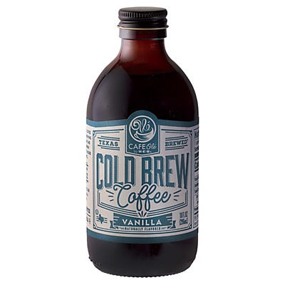 slide 1 of 1, H-E-B Cafe Ole Vanilla Cold Brew Coffee - 10 oz, 10 oz