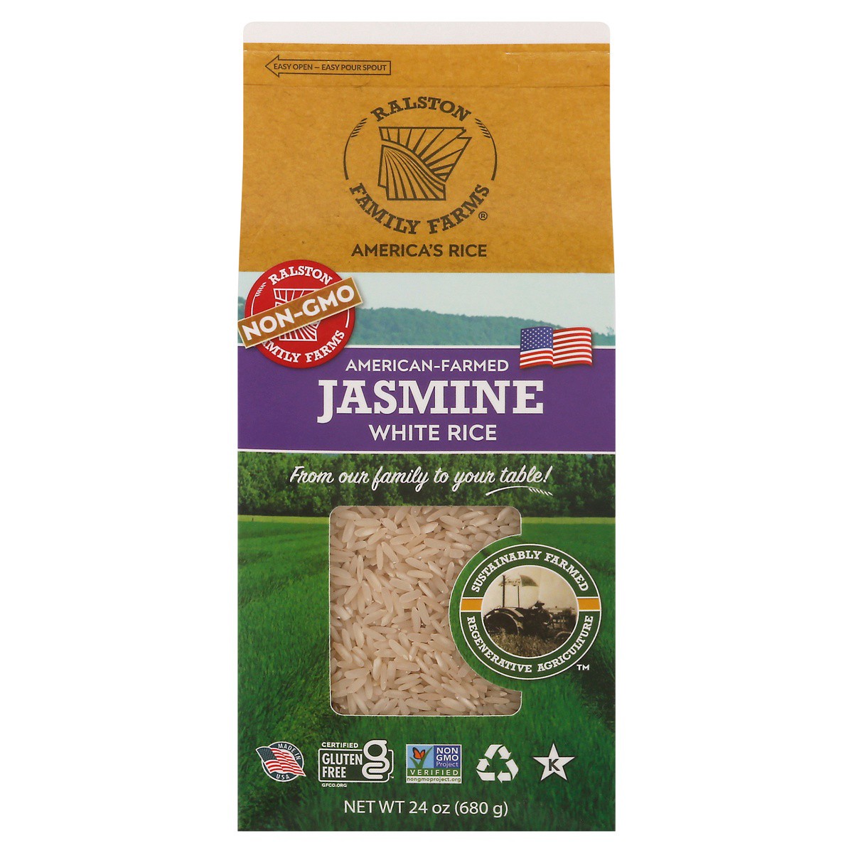 slide 1 of 9, Ralston Family Farms Aromatic White Jasmine Rice 24 oz, 24 oz