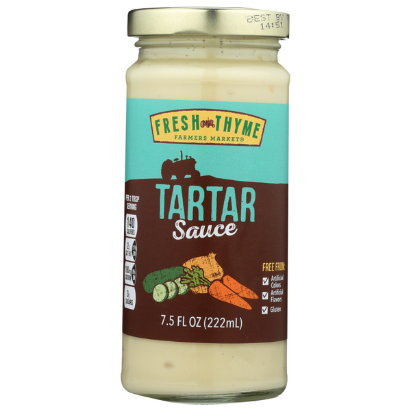 slide 1 of 1, Fresh Thyme Tartar Sauce, 7.5 oz