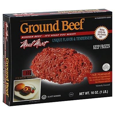 slide 1 of 1, Meal Mart Ground Beef, 16 oz