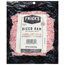 Frick's Diced Ham with Natural Juices 8 oz