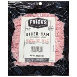 Frick's Diced Ham with Natural Juices 8 oz