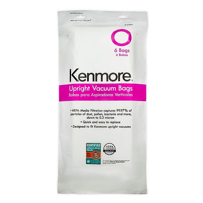 slide 1 of 2, Kenmore Upright Type O HEPA Cloth Vacuum Bags, 1 ct