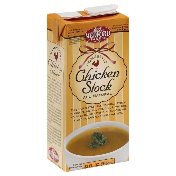 slide 1 of 1, Medford Farms  Chicken Stock, 32 oz