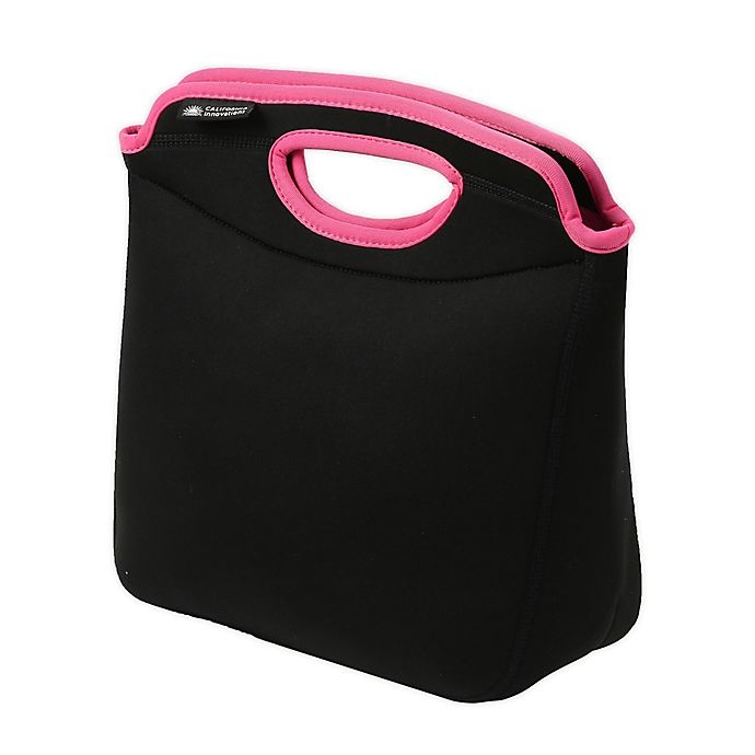 slide 1 of 2, California Innovations Calista Neoprene Lunch Tote - Black, 1 ct