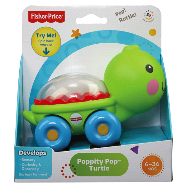 slide 1 of 1, Fisher-Price Poppity Pop Pals Turtle, 1 ct