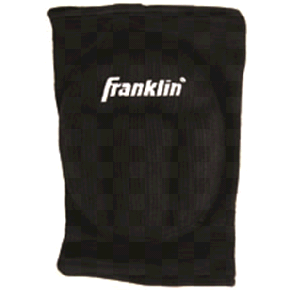 slide 1 of 1, Franklin Volleyball Knee Pad Black L/XL, 1 ct