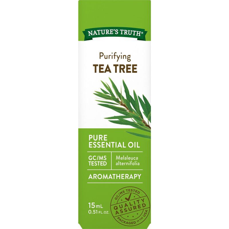 slide 1 of 60, Nature's Truth Tea Tree Aromatherapy Essential Oil - 0.51 fl oz, 0.51 fl oz
