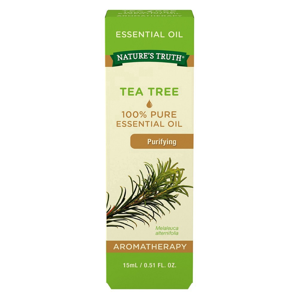 slide 58 of 60, Nature's Truth Tea Tree Aromatherapy Essential Oil - 0.51 fl oz, 0.51 fl oz
