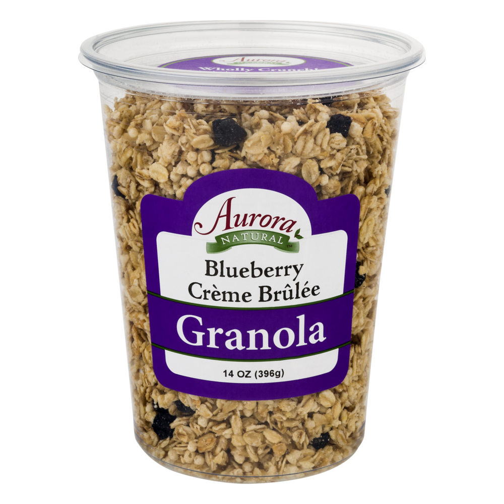 slide 1 of 1, Aurora Natural Granola Blueberry Brulee, 1 ct