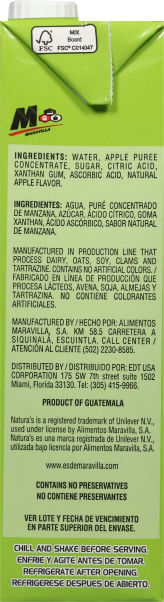 slide 6 of 13, Natura's Apple Nectar from Concentrate 33.8 fl oz, 33 oz