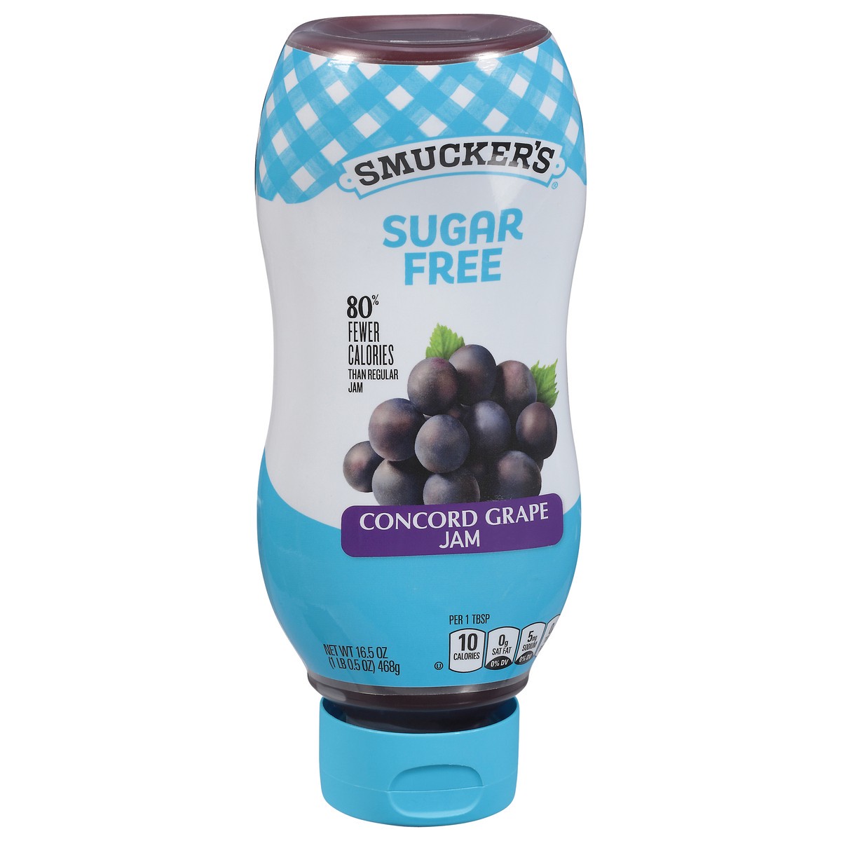 slide 7 of 9, Smucker's Smucker''s Squeeze Sugar Free Concord Grape Jam, 16.5 oz. Bottle, 16.5 oz