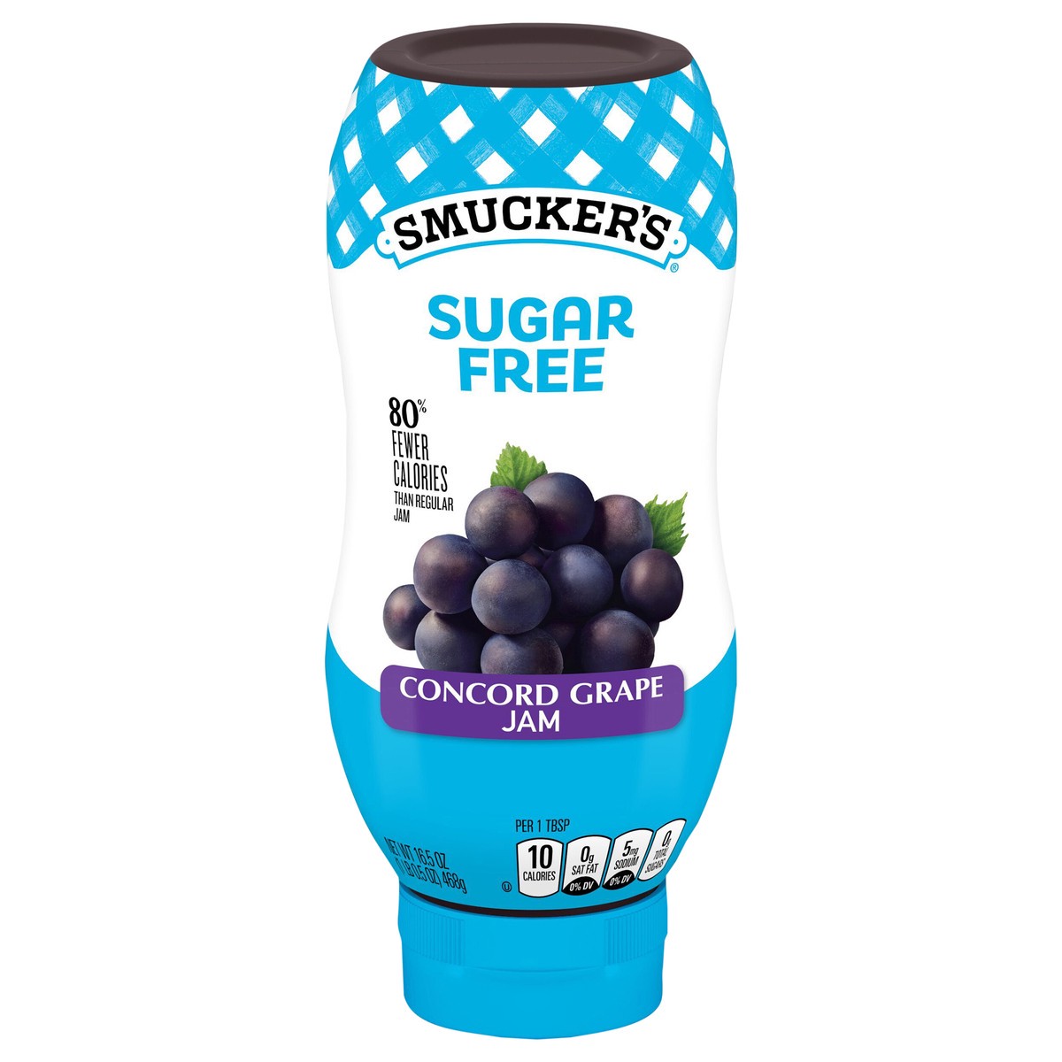 slide 1 of 9, Smucker's Smucker’s Squeeze Sugar Free Concord Grape Jam, 16.5 oz. Bottle, 16.5 oz
