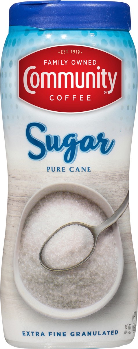 slide 6 of 7, Community Coffee Sugar, 16 oz