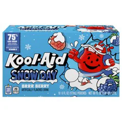 Kool-Aid Snow Day Brrr Berry Artificially Flavored Drink Pouches