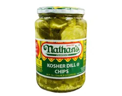 Hermann Nathans Famous Nathans Kosher Dill Chips 24Oz