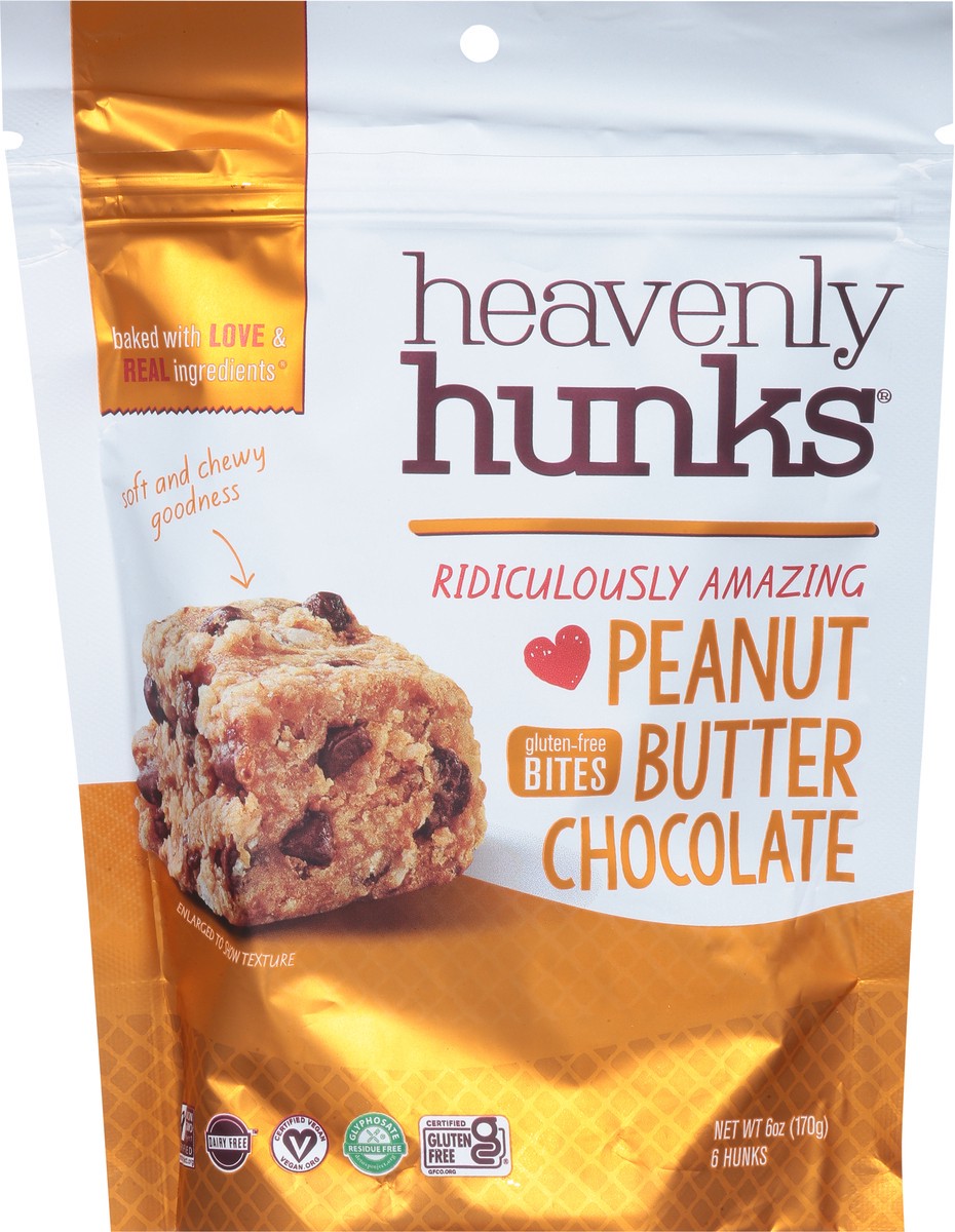 slide 4 of 9, Heavenly Hunks Peanut Butter Chocolate Hunks 6 ea, 6 oz