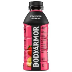 BODYARMOR Strawberry Banana Electrolyte Sports Drink, 16 fl oz Bottle
