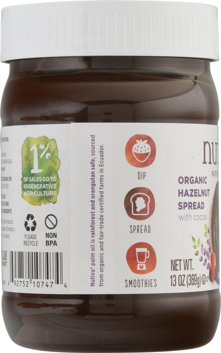 slide 3 of 9, Nutiva Organic Dark Hazelnut Spread 13 oz, 13 oz