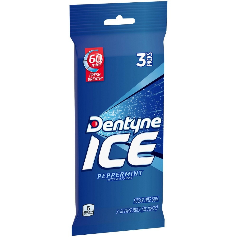 slide 2 of 2, Dentyne Ice Peppermint Sugar Free Gum of (48 Total Pieces, 3 ct