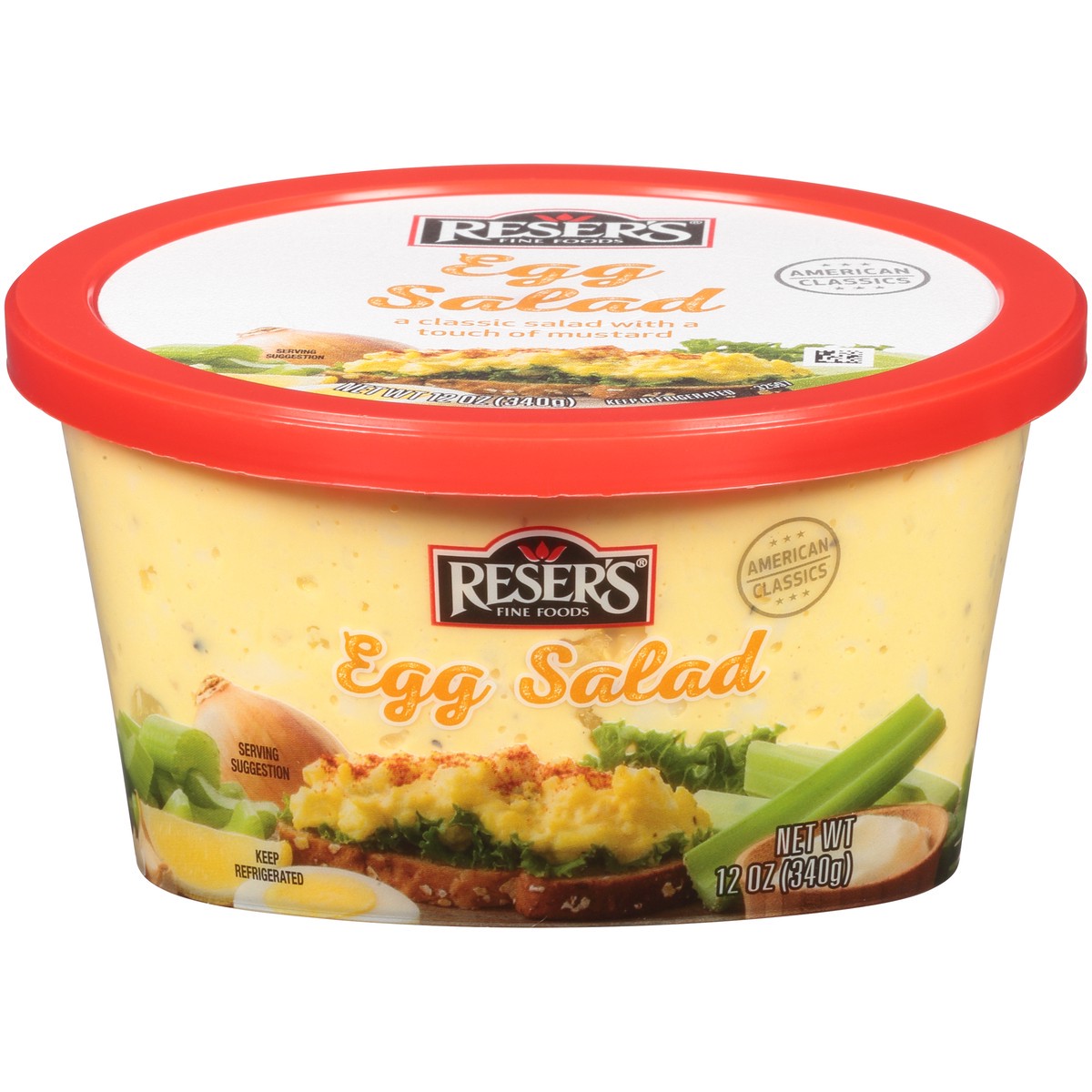 slide 1 of 1, Reser's Egg Salad - 12 oz, 12 oz