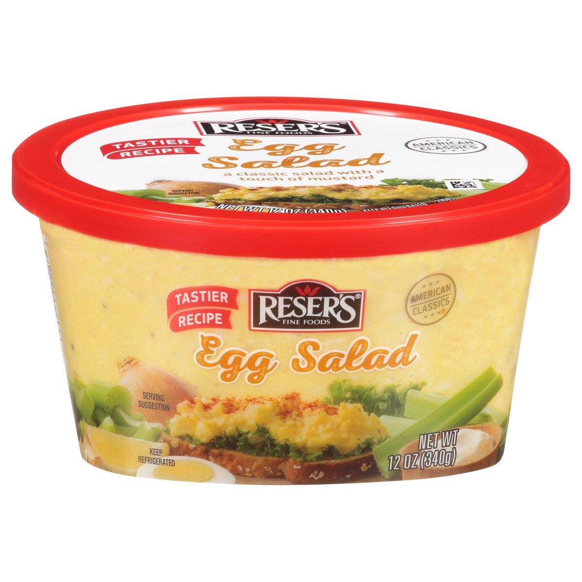 slide 1 of 6, Reser's Egg Salad, 12 oz