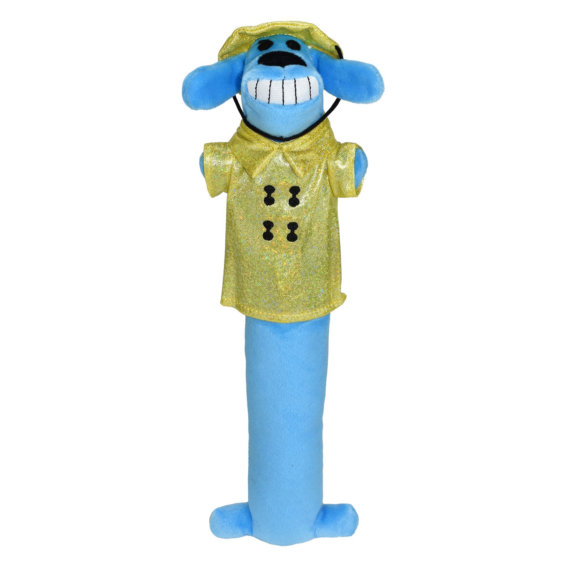slide 1 of 1, MultiPet Spring Bobo Wearing a Raincoat & Rain Hat Dog Toy, 1 ct; X Large