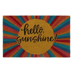 Hello Sunshine Multi Coir Doormat