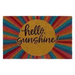 Hello Sunshine Multi Coir Doormat