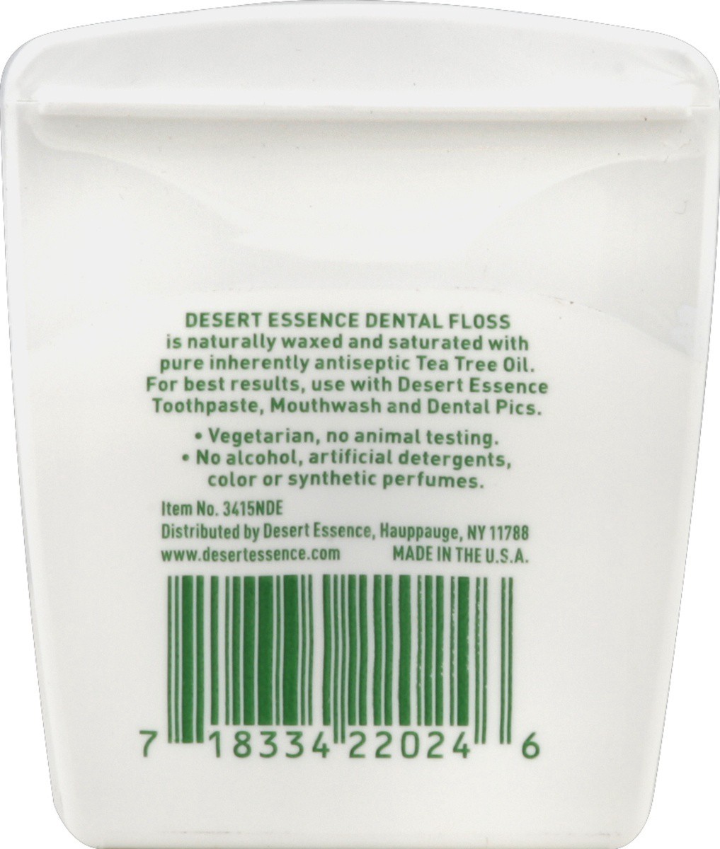 slide 2 of 3, Desert Essence Organics Tea Tree Oil Dental Floss, 30 yd