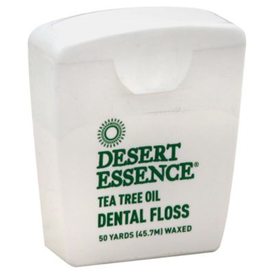 slide 1 of 3, Desert Essence Organics Tea Tree Oil Dental Floss, 30 yd