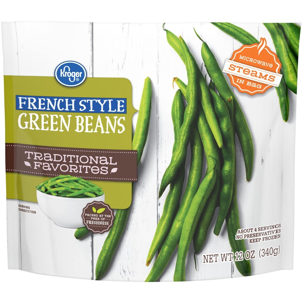 slide 2 of 3, Kroger Traditional Favorites French Style Green Beans, 12 oz