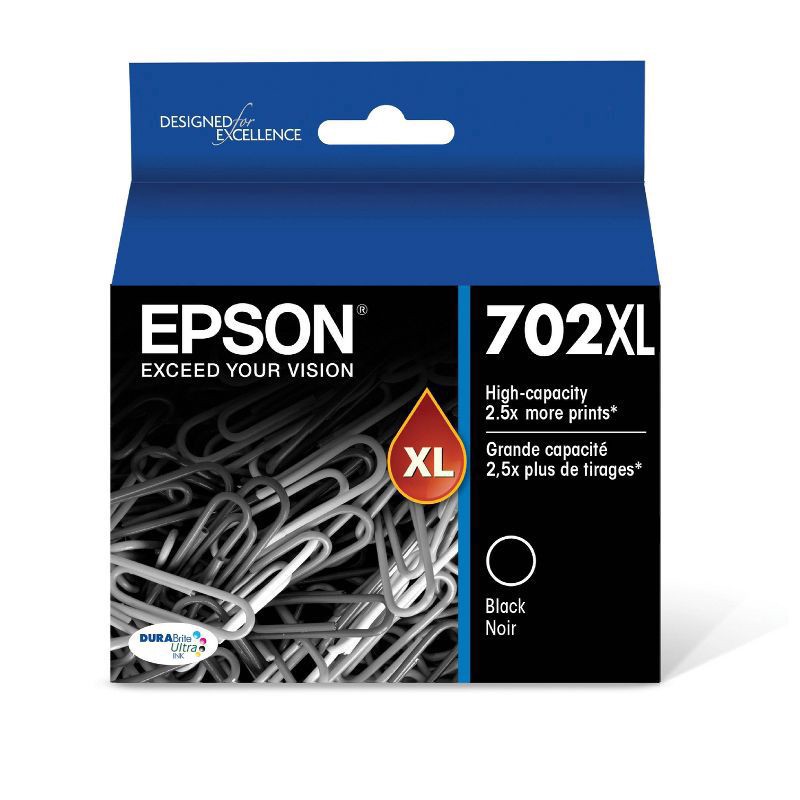 slide 1 of 7, Epson Durabrite Ultra T702Xl220-S Cyan High-Yield Ink Cartridge, 1 ct