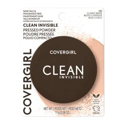 Covergirl Clean Invisible Pressed Powder Foundation - Classic Beige 130 - 0.38 oz
