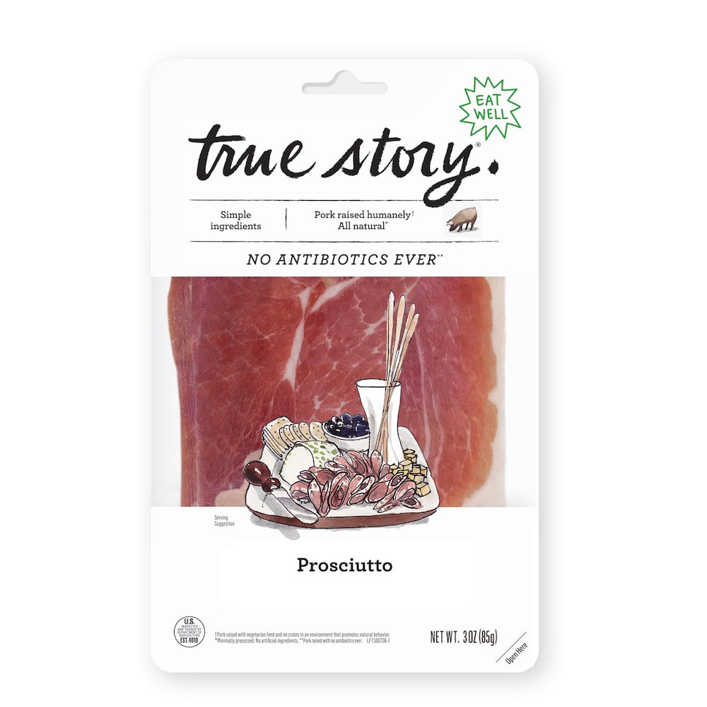 slide 1 of 1, True Story Prosciutto, 3 oz