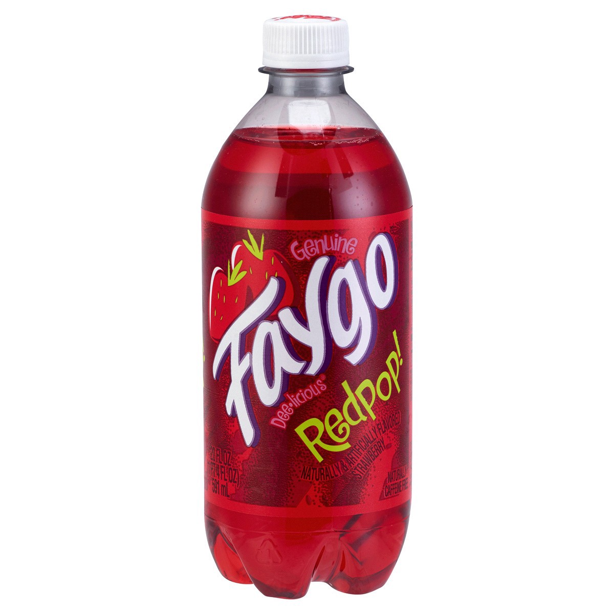 slide 1 of 5, Faygo Red Pop Bottle - 20 fl oz, 20 fl oz