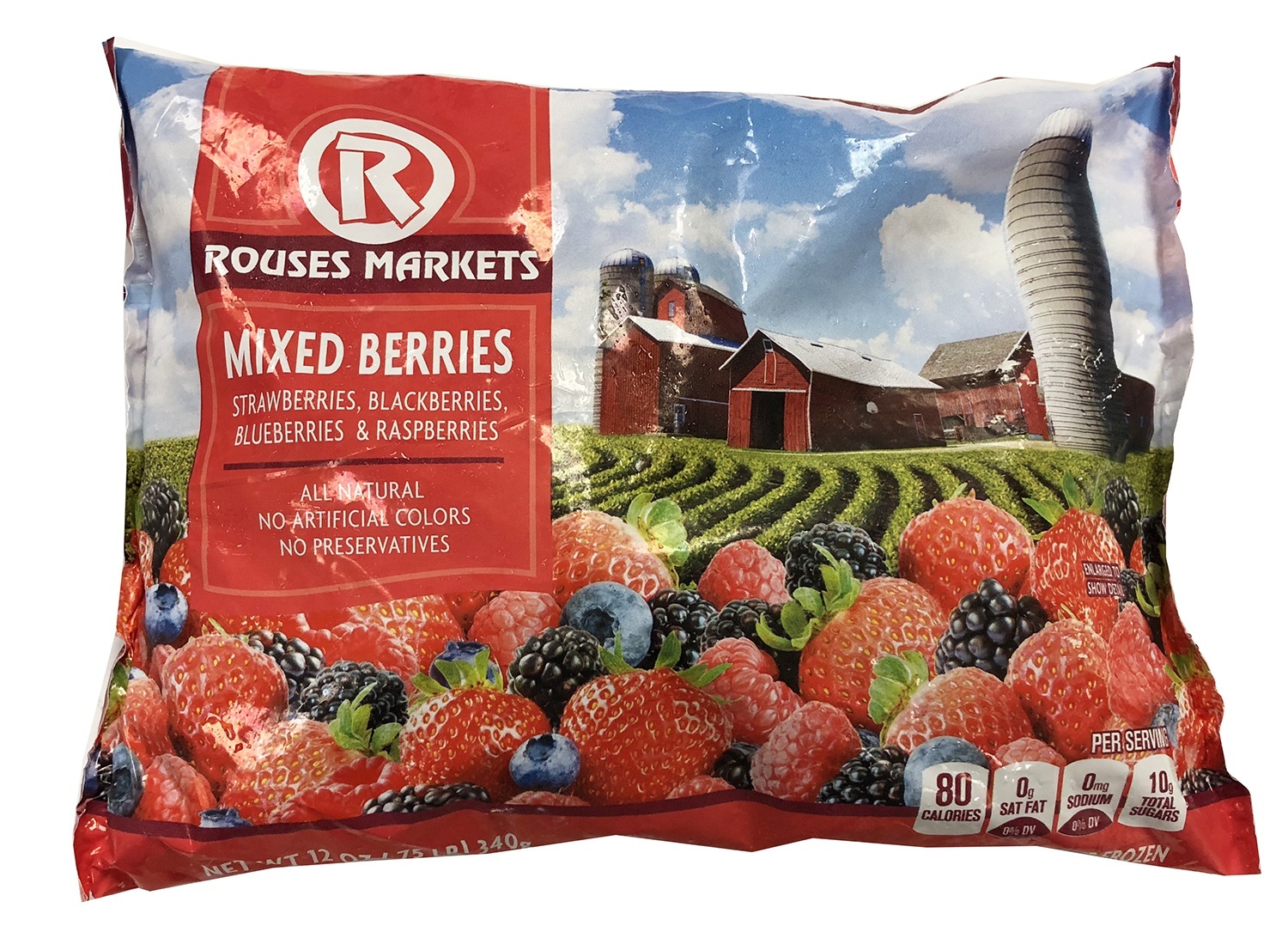 slide 1 of 1, Rouses Frozen Mixed Berries, 12 oz
