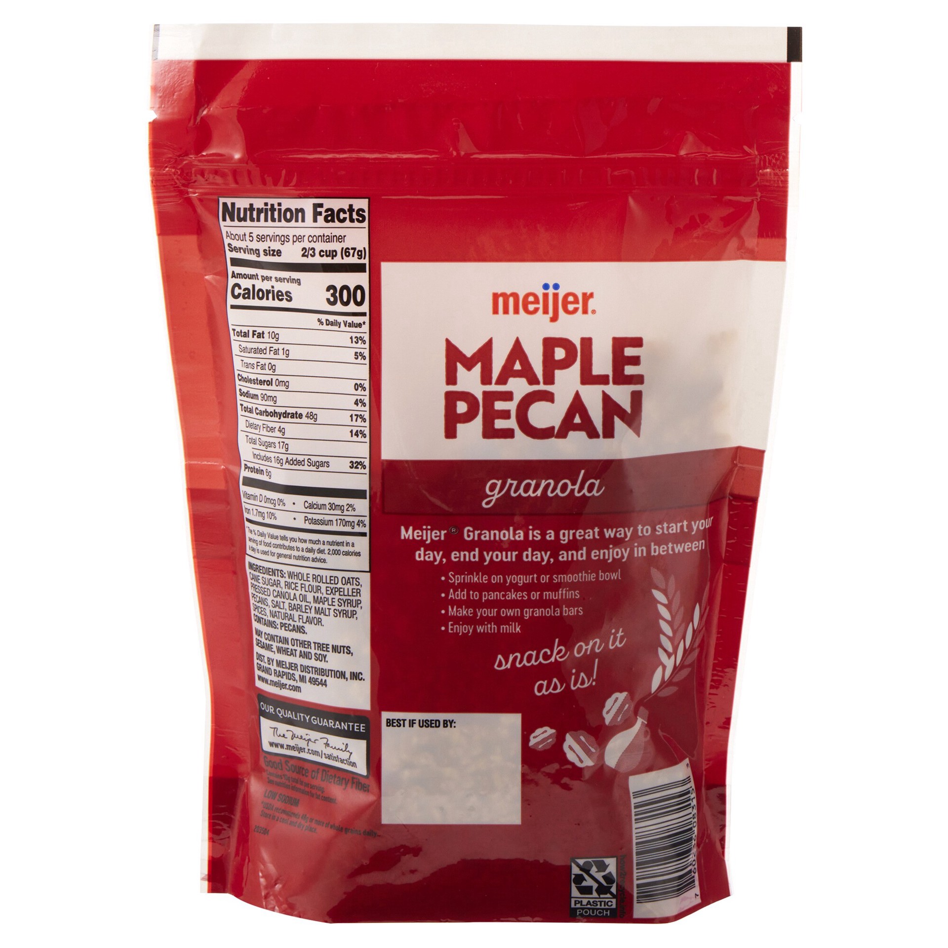 slide 9 of 13, Meijer Maple Pecan Granola, 12 oz