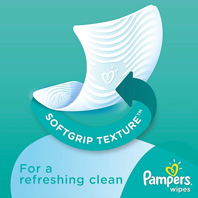 slide 3 of 5, Pampers Complete Clean Baby Fresh Scent Wipes Refills, 7 / 72 ct