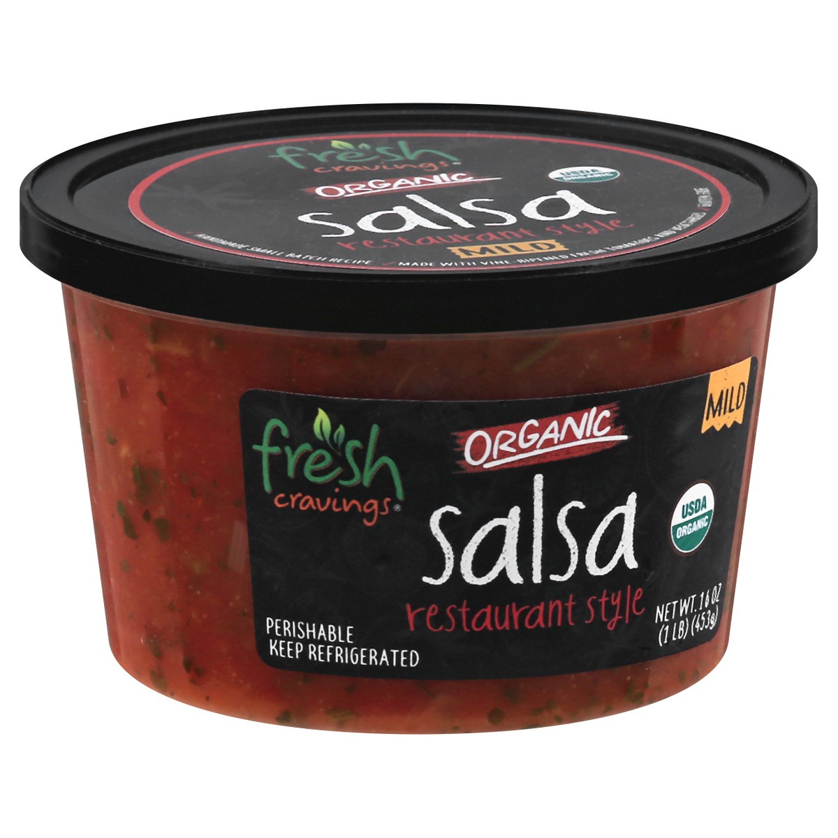 slide 9 of 12, Fresh Cravings Organic Restaurant Style Mild Salsa 16 oz, 16 oz