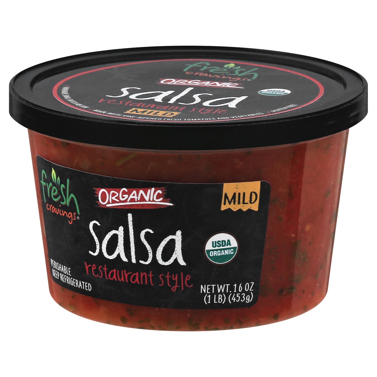 slide 2 of 12, Fresh Cravings Organic Restaurant Style Mild Salsa 16 oz, 16 oz