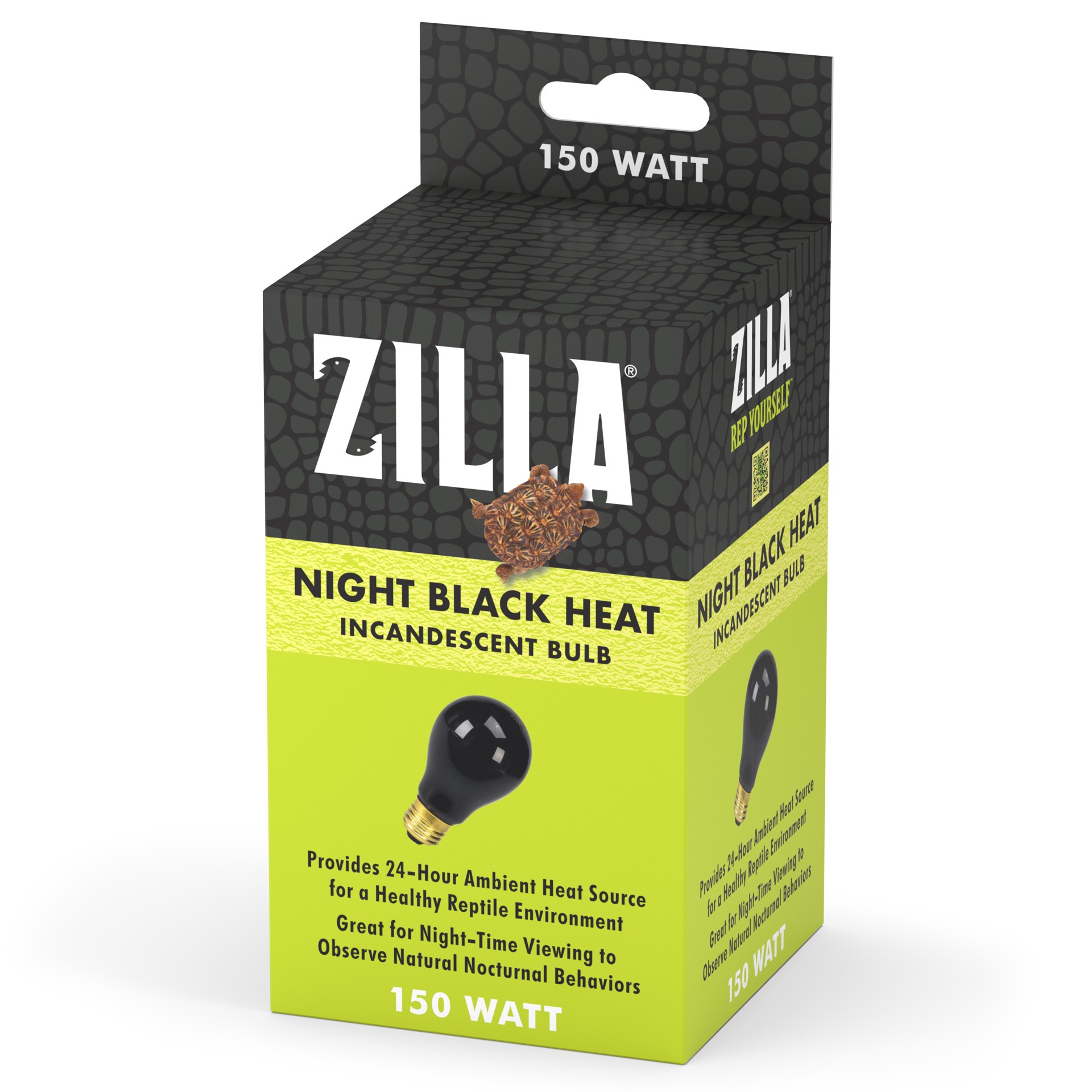 slide 1 of 6, Zilla Incandescent Bulbs Night Black 150 Watts, 1 ct