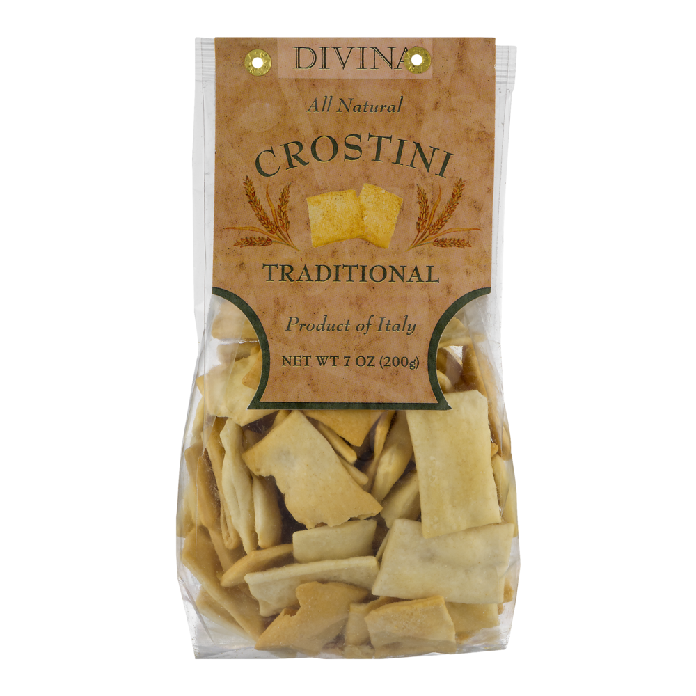 slide 1 of 1, Divina Traditional Crostini, 7 oz