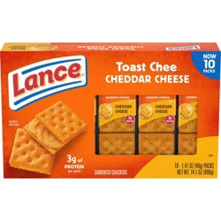 Lance ToastChee Cheddar Sandwich Crackers