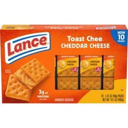 Lance ToastChee Cheddar Sandwich Crackers