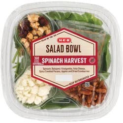 H-E-B Spinach Harvest Salad Bowl